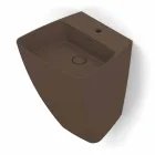 Nowoczesna ceramiczna umywalka naścienna wykonana we Włoszech, Goran Viadurini