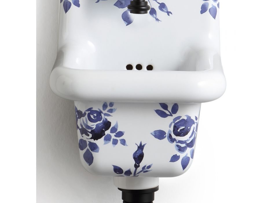 Umywalka ścienna ceramiczna o nowoczesnym designie 26 cm - Jordan Viadurini