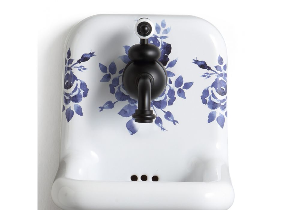 Umywalka ścienna ceramiczna o nowoczesnym designie 26 cm - Jordan Viadurini