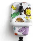 Umywalka ścienna ceramiczna o nowoczesnym designie 26 cm - Jordan Viadurini