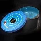 Niebieska umywalka nablatowa z gliny ogniotrwałej - Tatiana Viadurini