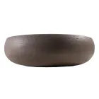 Umywalka łazienkowa nablatowa z gliny ogniotrwałej Made in Italy - Diego Viadurini