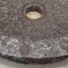 Umywalka nablatowa Levi Grey z naturalnego kamienia, nowoczesny design Viadurini