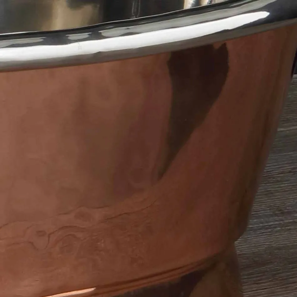 Umywalce wspierać miedzi i żelaza Cala biały Viadurini