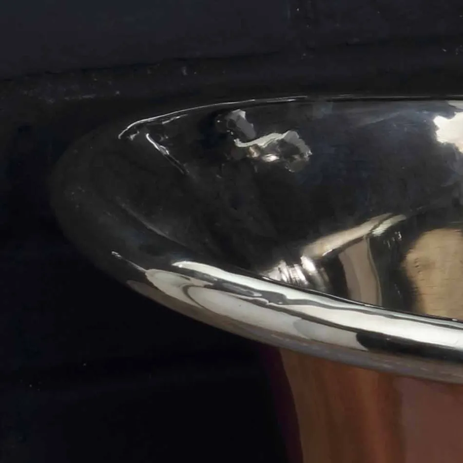 Umywalce wspierać miedzi i żelaza Cala biały Viadurini