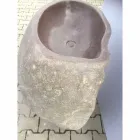 Design łazienka umywalka z naturalnego kamienia Sea, unikatowy kawałek Viadurini