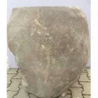 Design łazienka umywalka z naturalnego kamienia Sea, unikatowy kawałek Viadurini