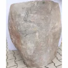 Design łazienka umywalka z naturalnego kamienia Sea, unikatowy kawałek Viadurini