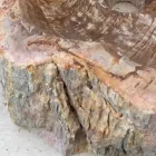 Design łazienka umywalka z drewna kopalnego Star mini, unikatowe Viadurini