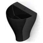 Nowoczesna ceramiczna umywalka naścienna wyprodukowana we Włoszech, Fiorello Viadurini