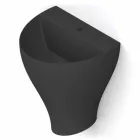 Nowoczesna ceramiczna umywalka naścienna wyprodukowana we Włoszech, Fiorello Viadurini