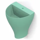 Nowoczesna ceramiczna umywalka naścienna wyprodukowana we Włoszech, Fiorello Viadurini