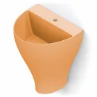 Nowoczesna ceramiczna umywalka naścienna wyprodukowana we Włoszech, Fiorello Viadurini