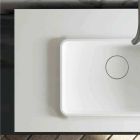 Umywalka centralna Voghera i łazienka z nowoczesnym designem Viadurini