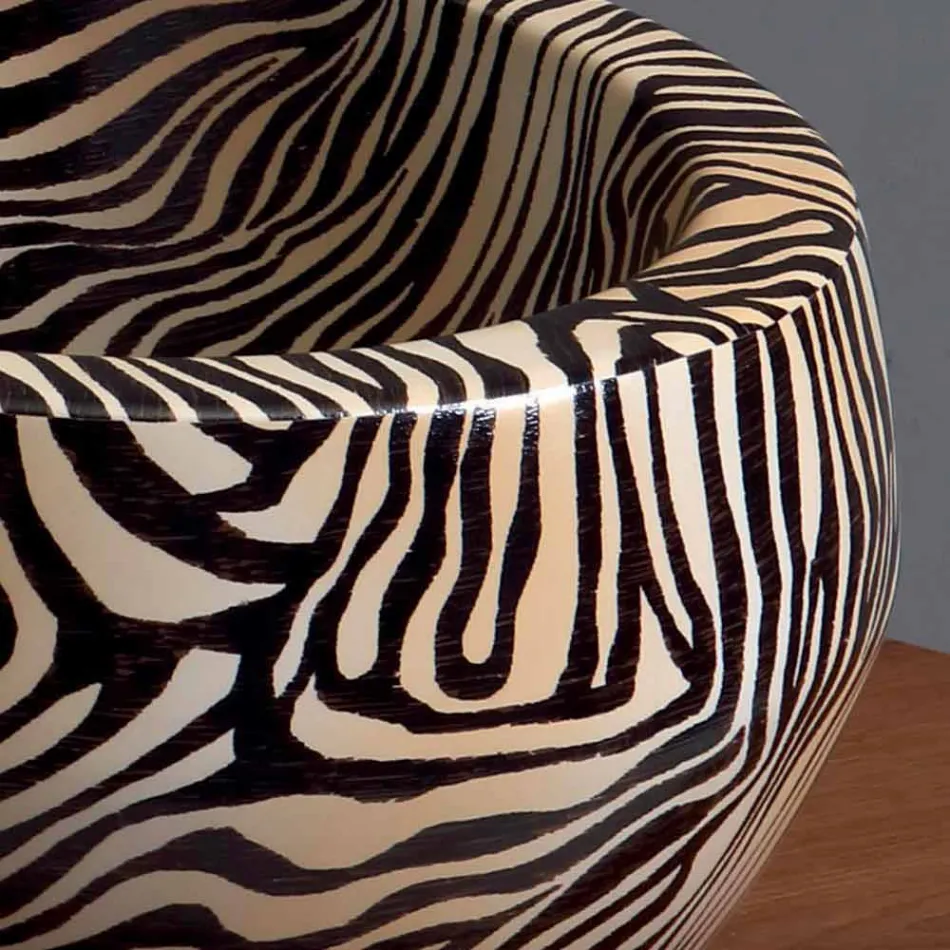 Nowoczesna umywalka ceramiczna nablatowa wykonana we Włoszech przez Elisę Viadurini