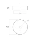 Umywalka nablatowa do łazienki z kamionki porcelanowej Made in Italy - koperta Viadurini