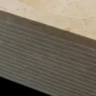 Biały Umywalka z kamienia naturalnego, jeden kawałek, Zor Viadurini