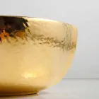 Umywalka ceramiczna i złota blatowa wykonana we Włoszech z projektu Oscar Viadurini