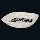 Blat Umywalka z wstawkami w muszli BEA jednoelementowy Viadurini