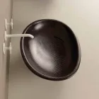 Blat ceramiczny czarny umywalka python made in Italy Glossy Viadurini