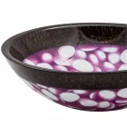 Umywalka nablatowa z ręcznie robionej żywicy, Buggiano Viadurini