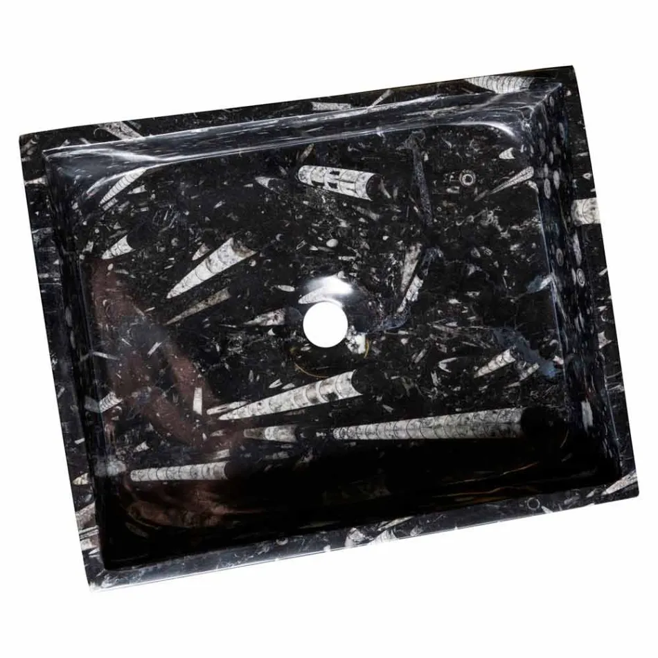 Umywalka marmur projekt wspierający Ozzy, jeden kawałek Viadurini