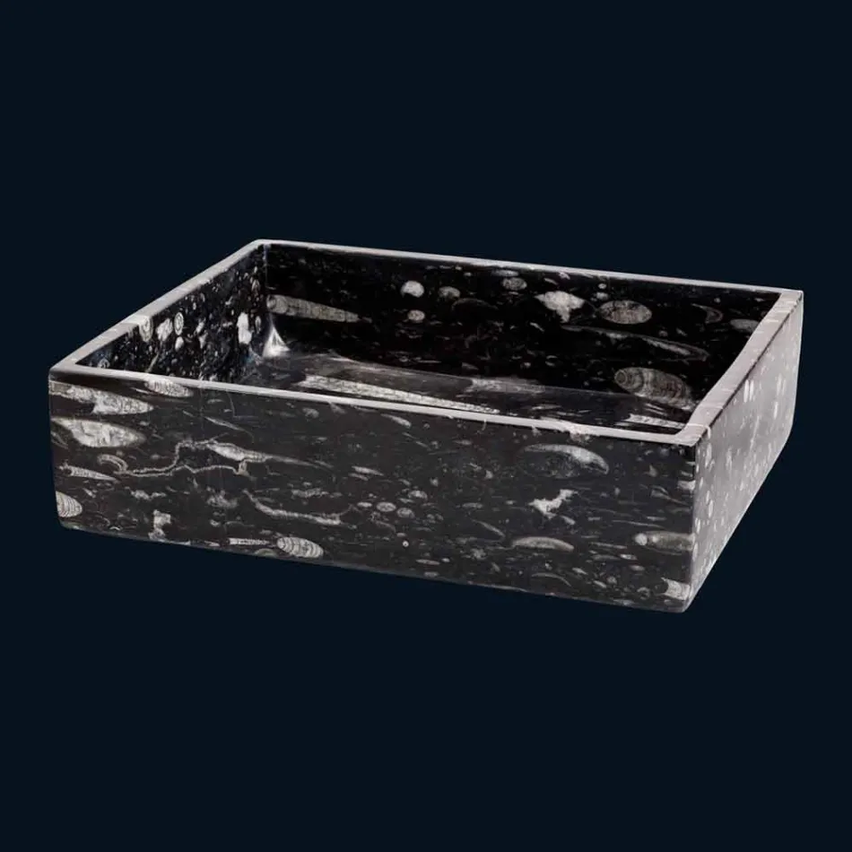 Umywalka marmur projekt wspierający Ozzy, jeden kawałek Viadurini