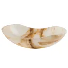 Designerska umywalka nablatowa z kamienia onyksowego Lana, ręcznie robiona Viadurini