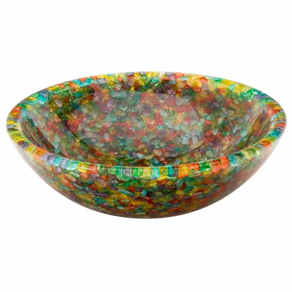 Blat wsparcie wzór w sztucznej żywicy i kwarcu Nity Viadurini