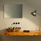 Nowoczesna umywalka ceramiczna wykonana we Włoszech Cubo Viadurini