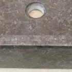 Jeff jednoczęściowa umywalka z naturalnego kamienia Viadurini