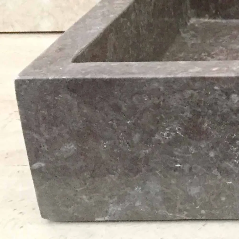 Jeff jednoczęściowa umywalka z naturalnego kamienia Viadurini