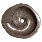 Nowoczesna umywalka z kamienia rzecznego, Busca Viadurini