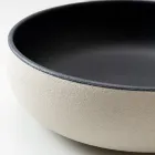 Ręcznie toczony zlew kuchenny z jasnej lub ciemnej gliny raku – Prisma Viadurini