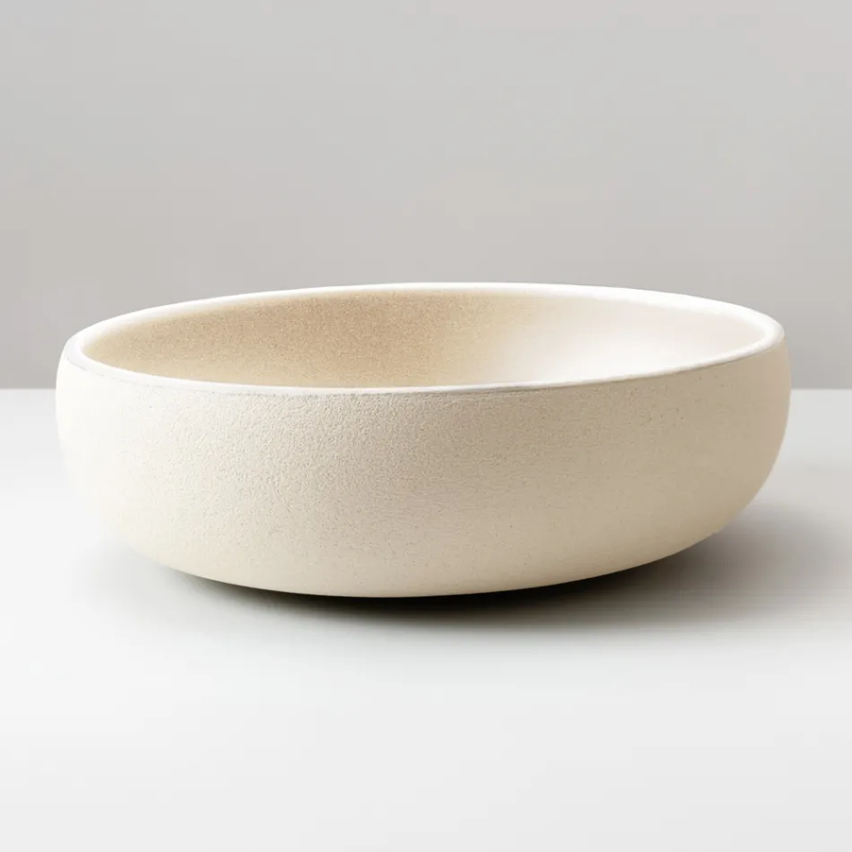 Ręcznie toczony zlew kuchenny z jasnej lub ciemnej gliny raku – Prisma Viadurini