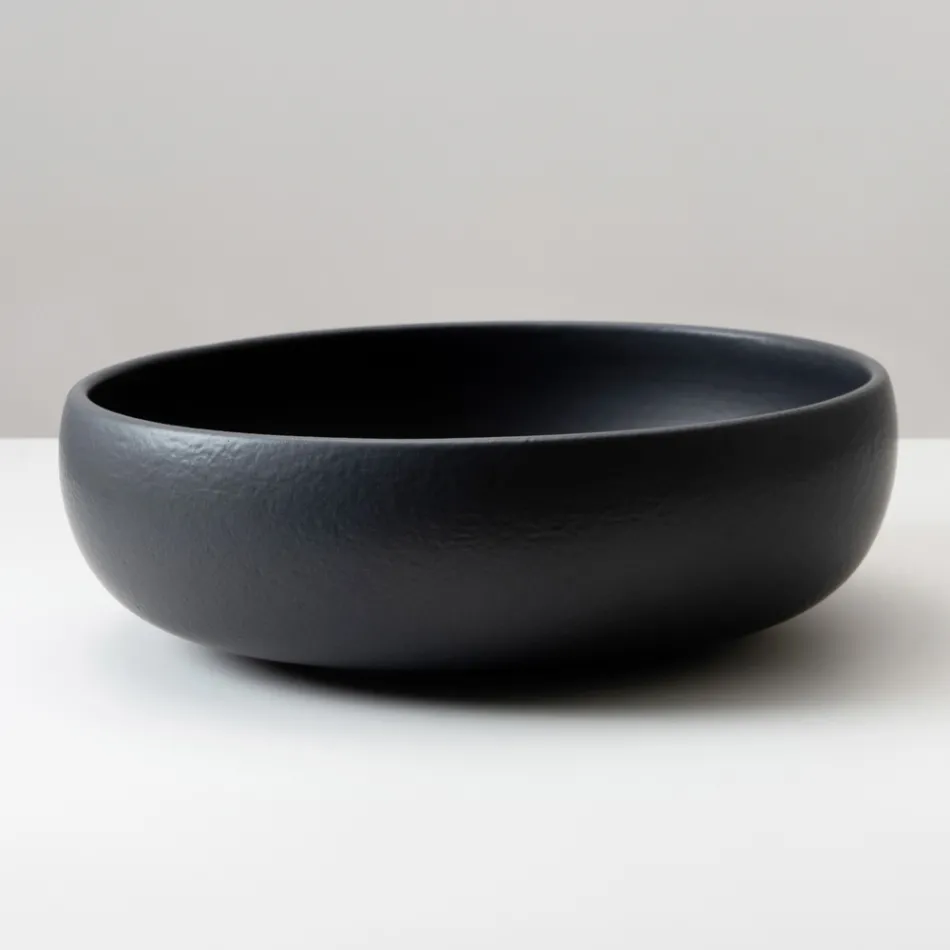 Zlewozmywak Raku Clay Countertop Sink z metalicznym połyskiem Craquelé - Prisma Viadurini