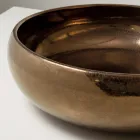 Ręcznie toczony metalowy zlew blatowy z gliny raku - Prisma Viadurini