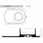 Sink wykonane z ceramiki z nowoczesnym wzornictwem Marta Viadurini