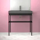 Umywalka ceramiczna nablatowa wykonana we Włoszech, Viviano Viadurini