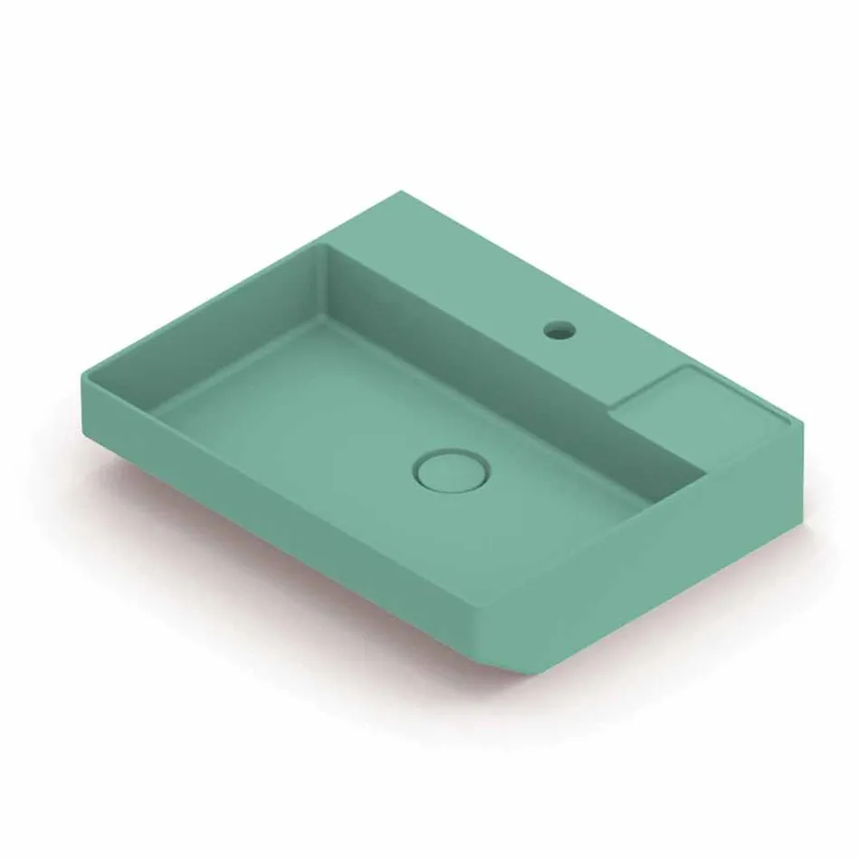 Umywalka ceramiczna nablatowa wykonana we Włoszech, Viviano Viadurini