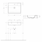 Umywalka ceramiczna nablatowa wykonana we Włoszech, Viviano Viadurini