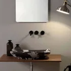 Umywalka nablatowa z nakrapianym materiałem ceramicznym wykonanym we Włoszech Laura Viadurini