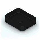 Nowoczesna ceramiczna umywalka nablatowa wykonana we Włoszech, Zulimo Viadurini