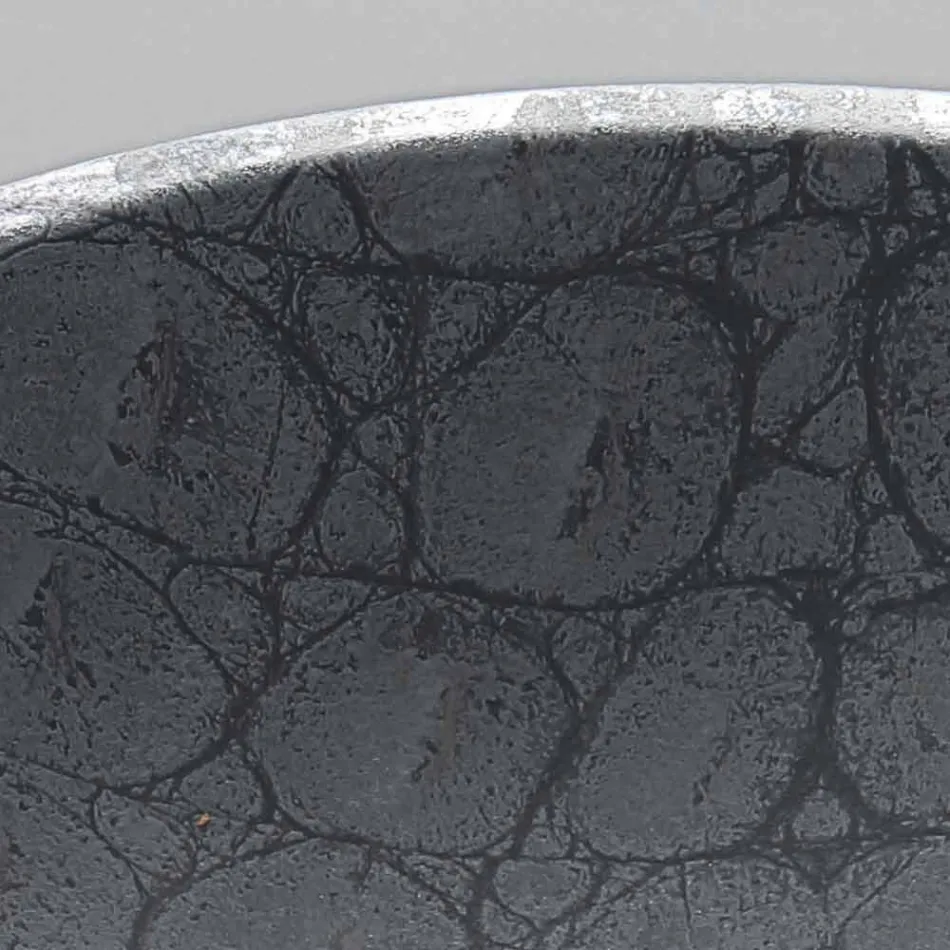 Umywalka nablatowa z ceramiki drukowanej w kolorze szarym z kokosa, wyprodukowana we Włoszech z połyskiem Viadurini