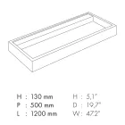 Umywalka nablatowa z kamionki porcelanowej z efektem marmuru Made in Italy - Cervia Viadurini