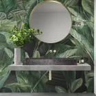 Umywalka nablatowa z kamionki porcelanowej z efektem marmuru Made in Italy - Cervia Viadurini