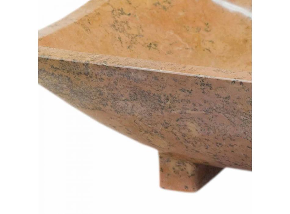 Umywalka Naturalny kamień Iria, 50x30x16 cm Viadurini