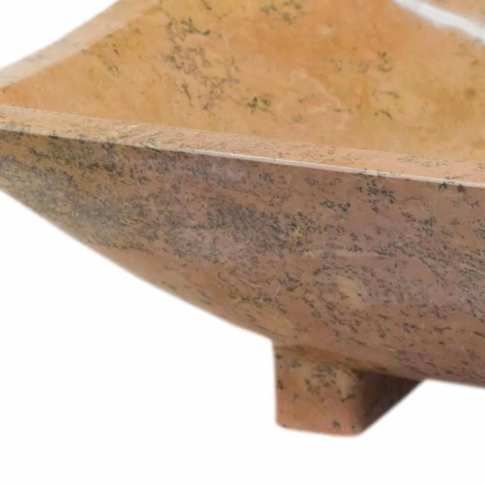 Umywalka Naturalny kamień Iria, 50x30x16 cm Viadurini