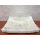 Umywalka z naturalnego kamienia Onyx Miłość, wyjątkowy kawałek Viadurini