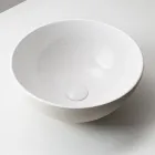 Ręcznie toczony zlew blatowy Raku, wyprodukowany we Włoszech - Magma Viadurini